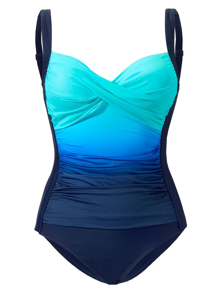 Laurina Badeanzug mit verstellbaren Tr&auml;gern und Halbkorsage 