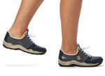 Rieker, sportliche Damen-Sneaker, mit herausnehmbarem Fußbett JEANS-BEIGE