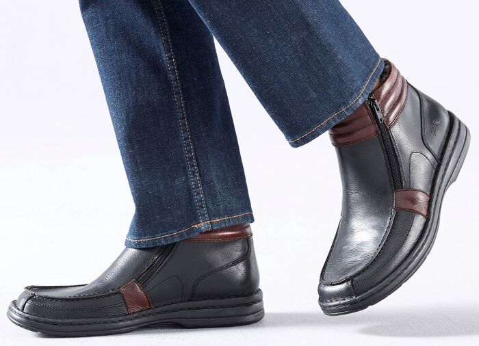 GINO GALANTE, gef&uuml;tterte Herren-Boots, Winterschuhe, mit herausnehmbarem Fu&szlig;bett 