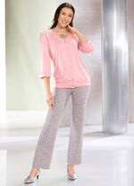 Dezent schimmernde Hose 