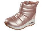 SKECHERS, gef&uuml;tterte Damen-Boots, Winterschuhe, mit Rei&szlig;verschluss ROS&Eacute;GOLD