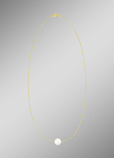 Filigrane Ankerkette mit Süßwasser-Zuchtperle 