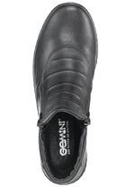 Gemini Stiefelette aus Rind-Nappaleder SCHWARZ