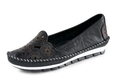 Gemini, leichte Damen-Slipper, Weite G, mit herausnehmbarem Fu&szlig;bett 