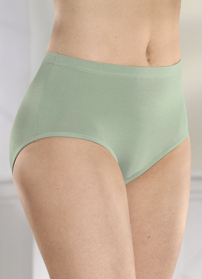 Viererpack Slips mit Gummizug im Bund 