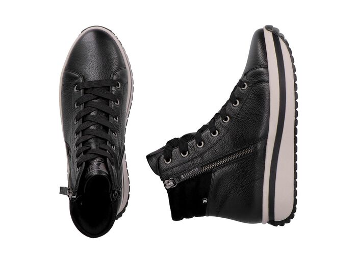 Rieker, trendige Damen-Boots, Winterschuhe, mit herausnehmbarem Fu&szlig;bett 