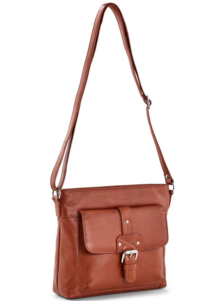 Laurina Tasche aus Nappaleder COGNAC