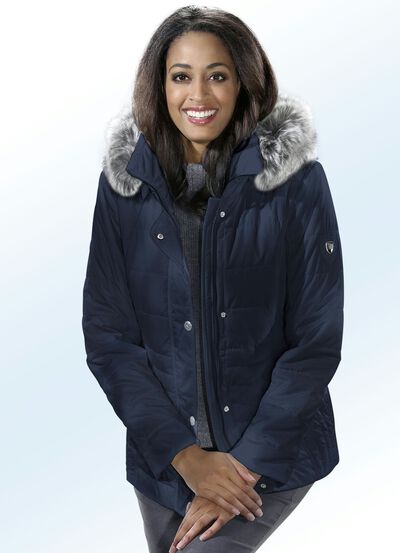 Jacke mit abnehmbarer Kapuze 