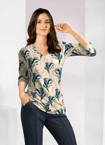 Shirt mit farbbrillantem Allover-Druck 