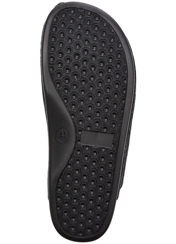 Klassische Herren-Hausschuhe, mit anatomisch geformtem Fu&szlig;bett ANTHRAZIT