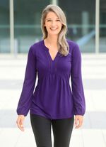 Shirt mit Lochstickerei 