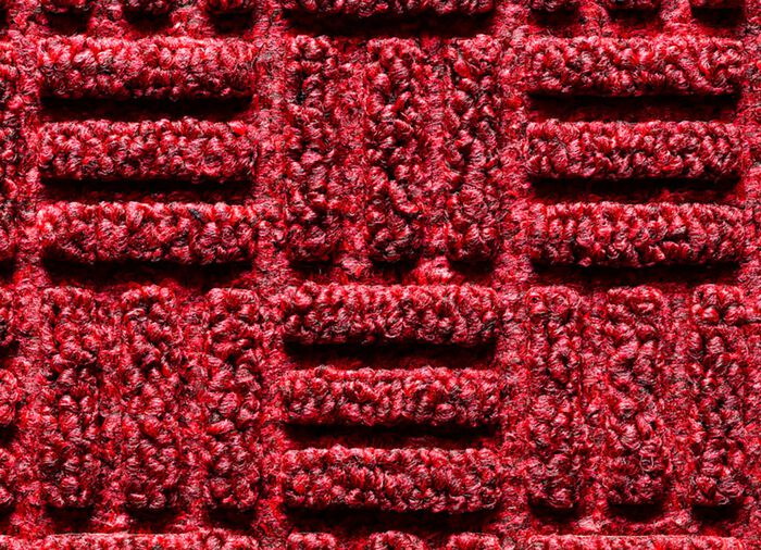 Fu&szlig;matte mit rutschhemmender Gummi-R&uuml;ckseite 