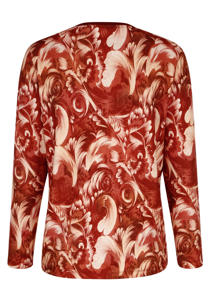 Sweatshirt mit Bündchen-Abschluss am Halsausschnitt 