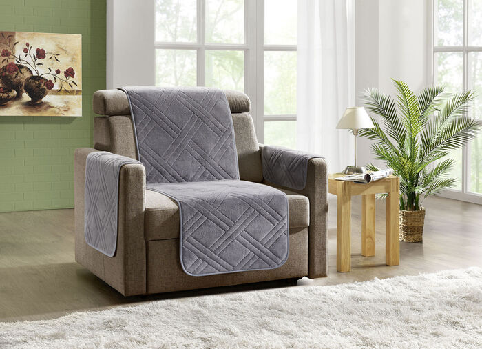 Kuschelweiche Wohnaccessoires mit Bandeinfassung SILBER