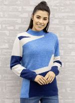 Pullover in asymmetrischem Style 