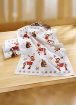 Geschirrt&uuml;cher-Set aus 50% Leinen und 50% Baumwolle 