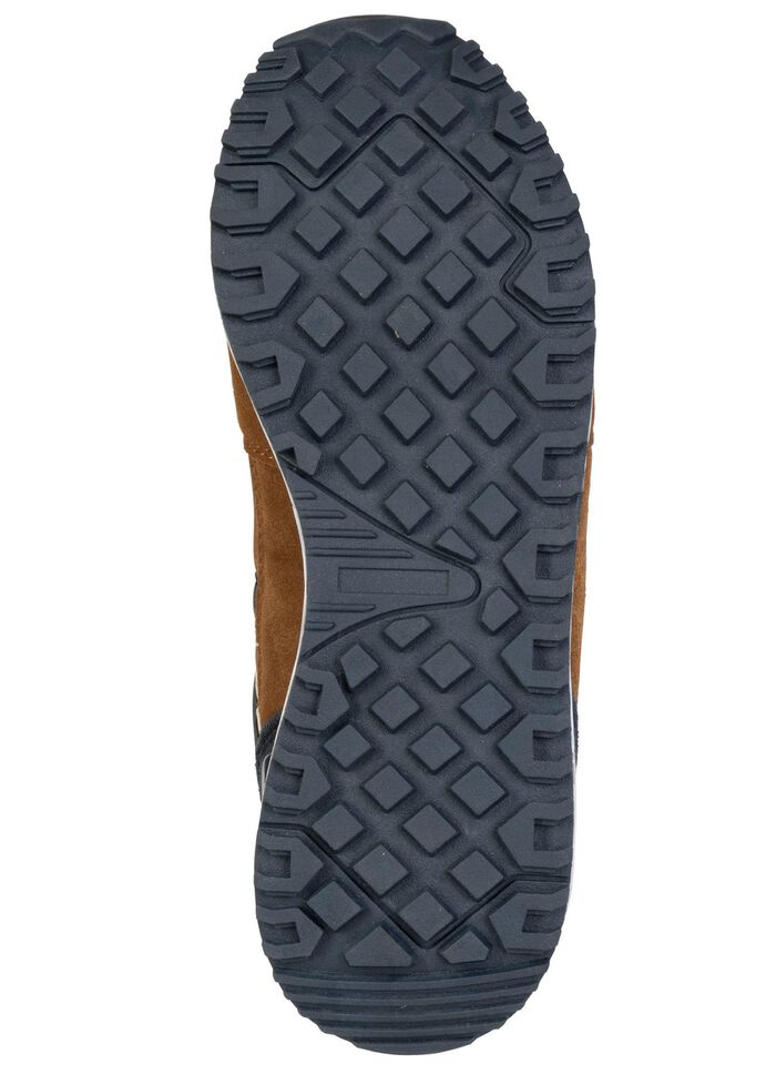 Sportliche Herren-Sneaker, mit herausnehmbarem Fu&szlig;bett COGNAC-MARINE