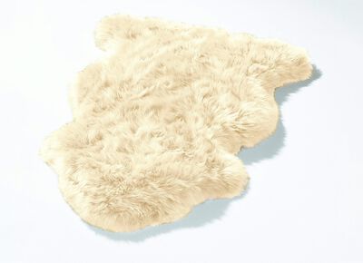 Vorleger aus echtem Merino-Lammfell 