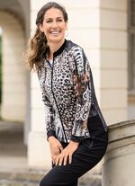 Blusenjacke mit Netztüll  