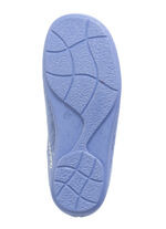 Laurina, klassische Damen-Hausschuhe, mit herausnehmbarem Fußbett KORNBLAU