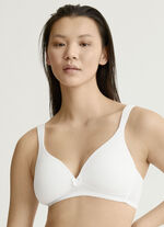 Naturana BH mit weich gepolsterten Cups WEISS