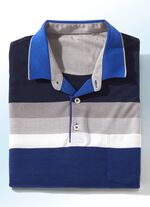 Poloshirt in 3 Farben ROYALBLAU-MARINE