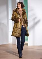 Kurzmantel mit elastischen Windfangärmeln 