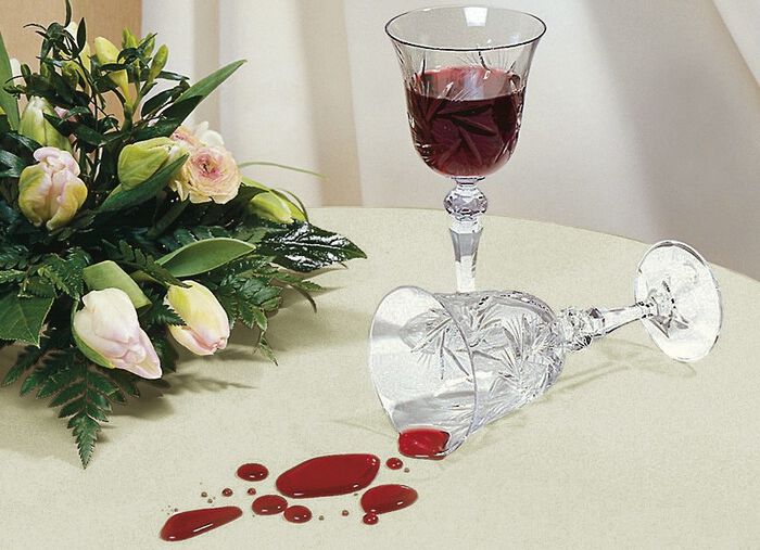 Tischdecke aus 100% Baumwolle mit Acryl-Versiegelung BEIGE