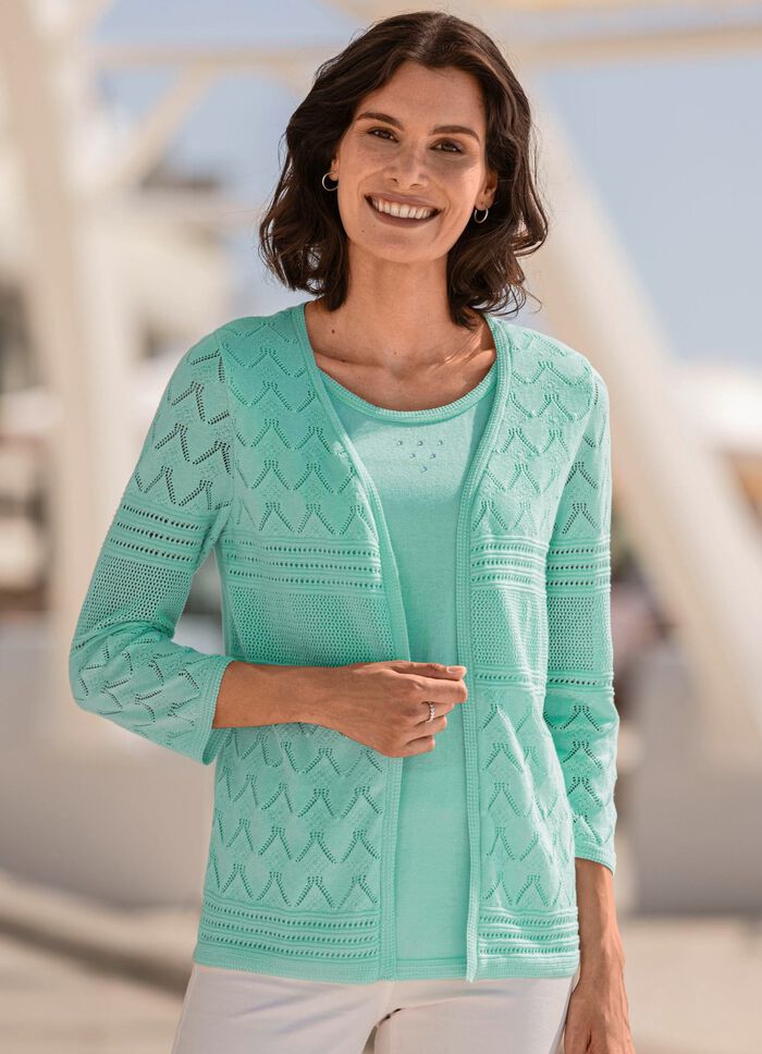 Pullover in Twinset-Optik 