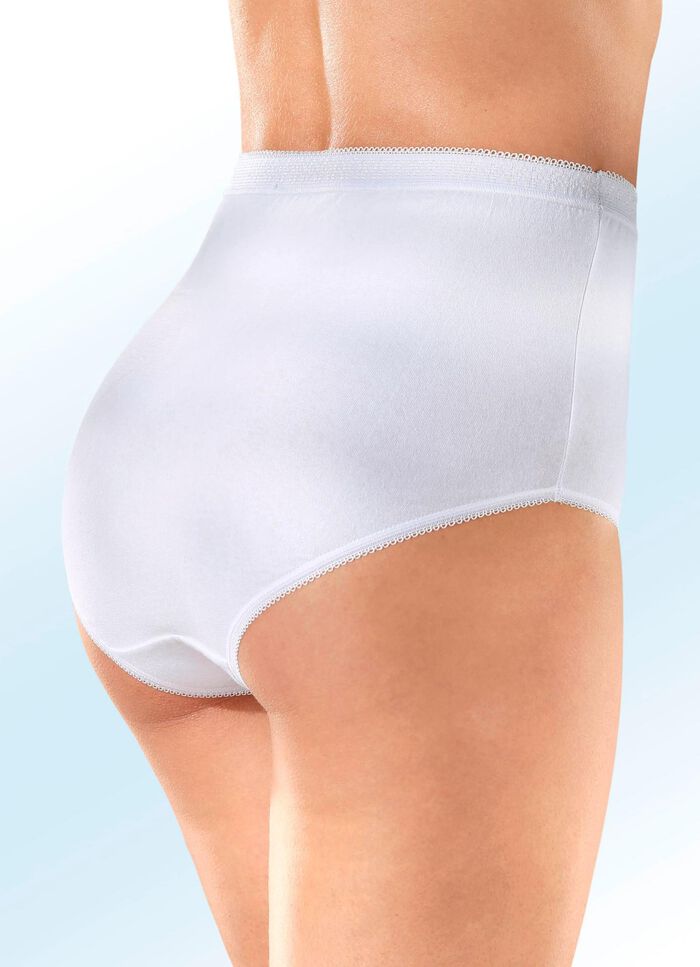 F&uuml;nferpack Slips mit elastischen Abschl&uuml;ssen, auch als Spar-Zehnerpack erh&auml;ltlich 