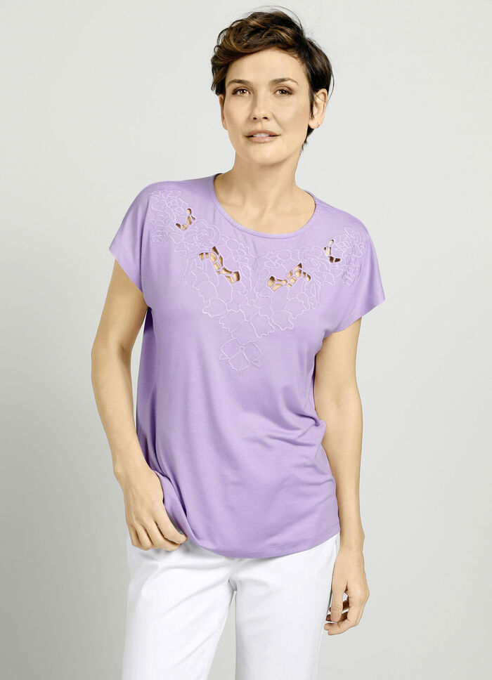 Shirt mit modischen Cut-Outs 