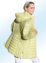 Jacke mit gesmoktem Rand an der abnehmbaren Kapuze LIMONE