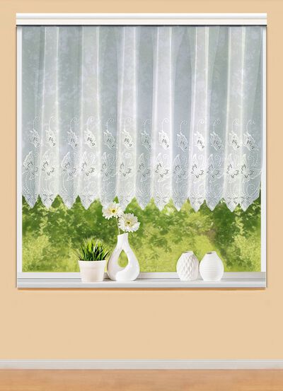 Store mit Plauener Stickerei 