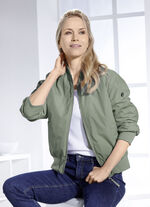 Funktions-Wendeblouson mit Rippenstrickkragen SALBEI