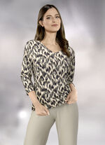 Shirt mit farbbrillantem Allover-Druck 