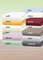 Mako-Feinjersey-Spannbettt&uuml;cher und Kissenbez&uuml;ge aus 100% Baumwolle ALTROS&Eacute;