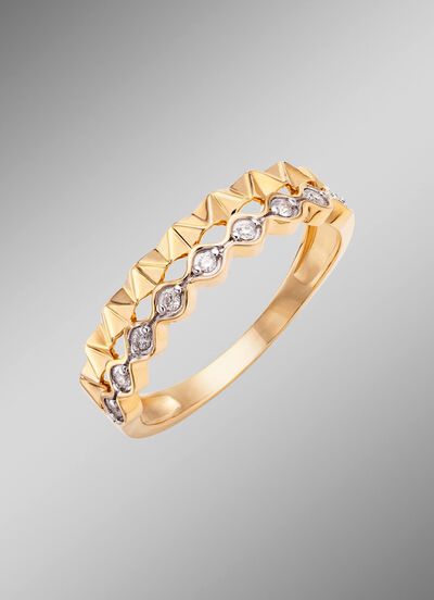 Damenring mit Brillanten 