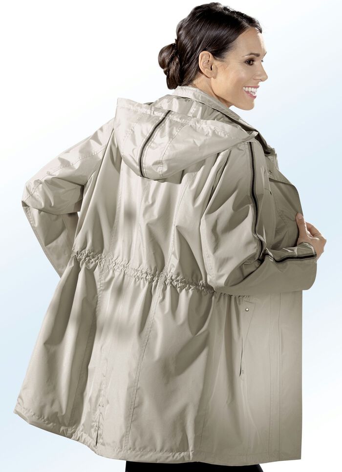 Funktions-Longjacke in 2 Farben KIESEL