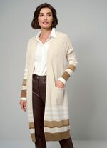 Long-Strickjacke mit Kaschmir 
