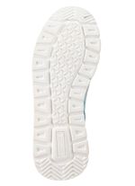 Waldl&auml;ufer Sneaker mit farbverlaufenden, funkelnden Glitzersteinchen BLEU