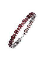 Attraktives Armband mit Granat 
