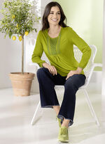 Jeans mit modischer Beinweite DUNKELBLAU