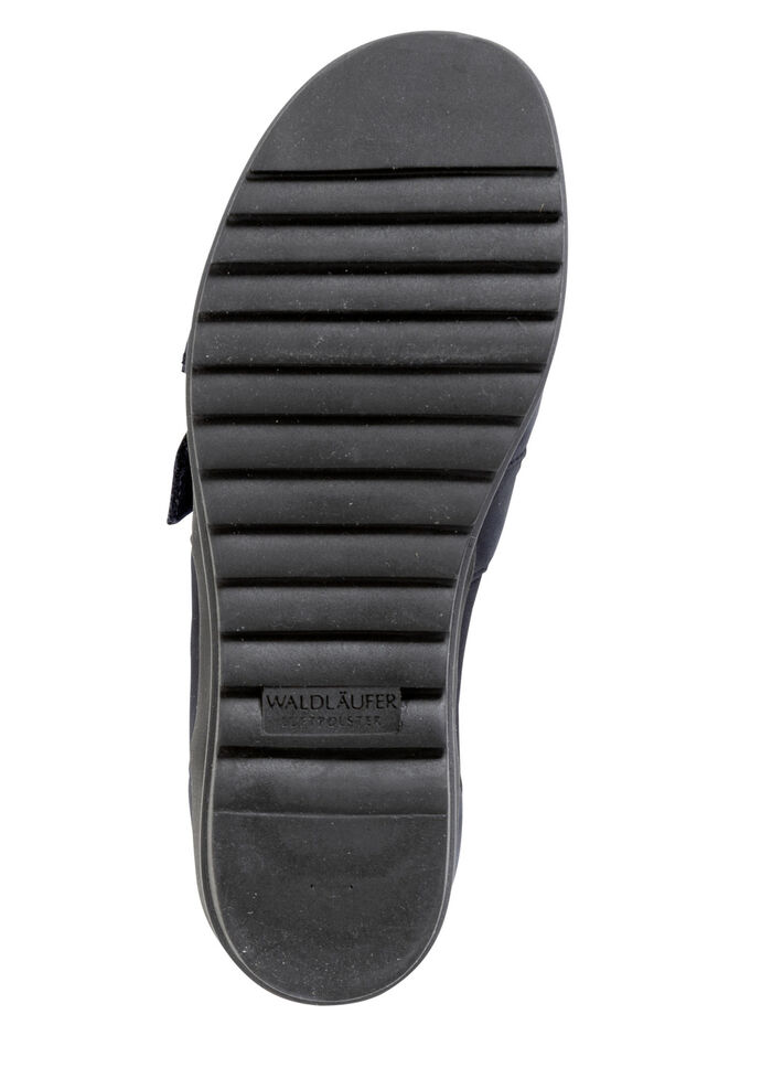 Waldläufer, bequeme Damen-Sandalen, Weite H, mit herausnehmbarem Fußbett MARINE