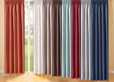 Energiespar-Verdunkelungsschals in Leinenoptik 