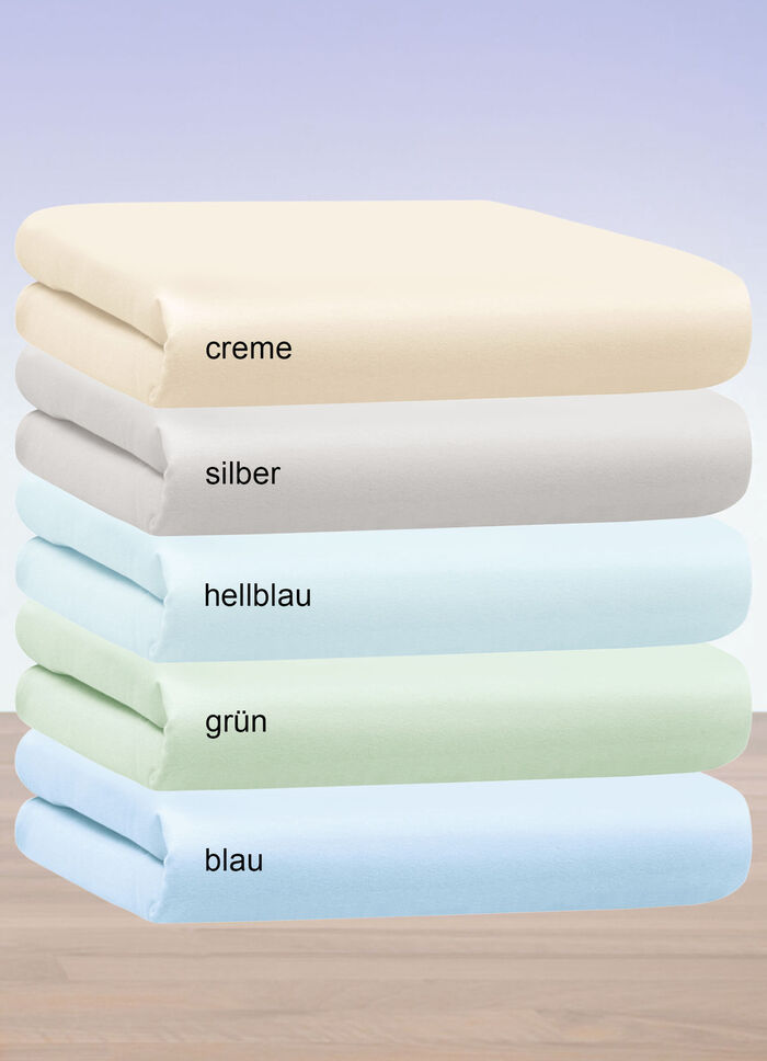 Kuschelige und warme Winterflausch-Spannbetttücher CREME