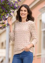 Pullover aus hochwertigem Multicolor-Effektgarn 