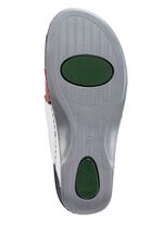 Mubb Pantolette aus Nappaleder mit Metallschmuck BLAU-ROT-WEISS