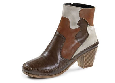 Gemini, modische Damen-Stiefeletten, Winterschuhe, Weite G, mit Reißverschluss 