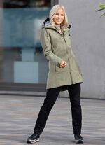 Kurzmantel mit fester Kapuze 