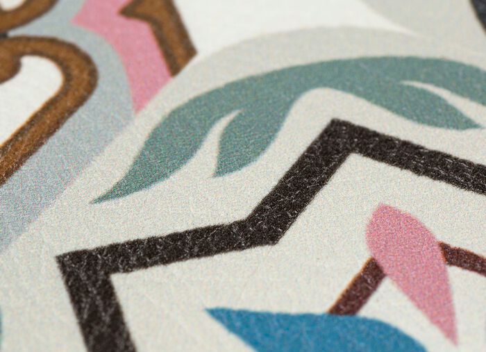 Strapazierf&auml;higer K&uuml;chenl&auml;ufer und -teppich im Fliesen-Design 